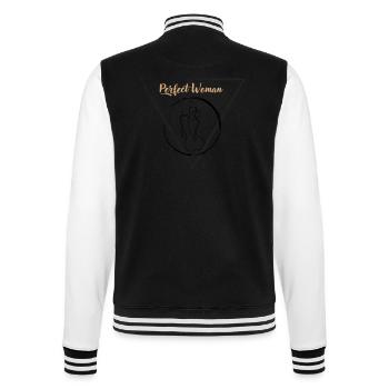Woman one - College-Sweatjacke - Schwarz/Weiß - Hinten - Marisol (170cm)