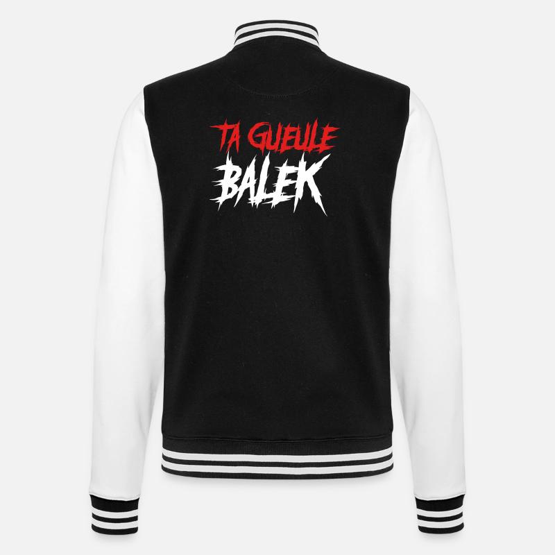 TGB - Veste Teddy - noir/blanc