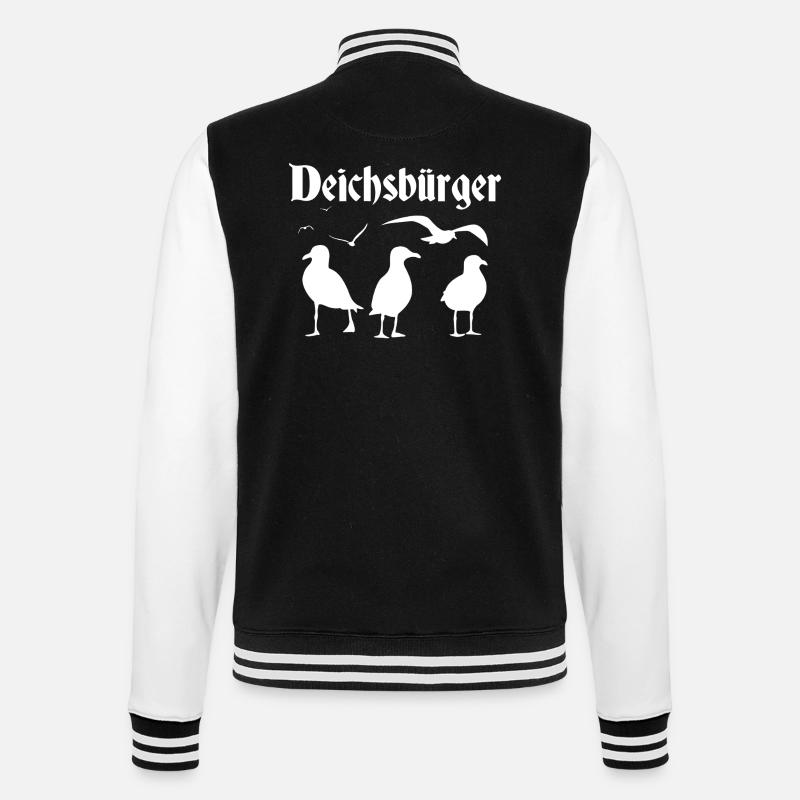 Équipage du Deichsbürger Seagull - Veste Teddy - noir/blanc