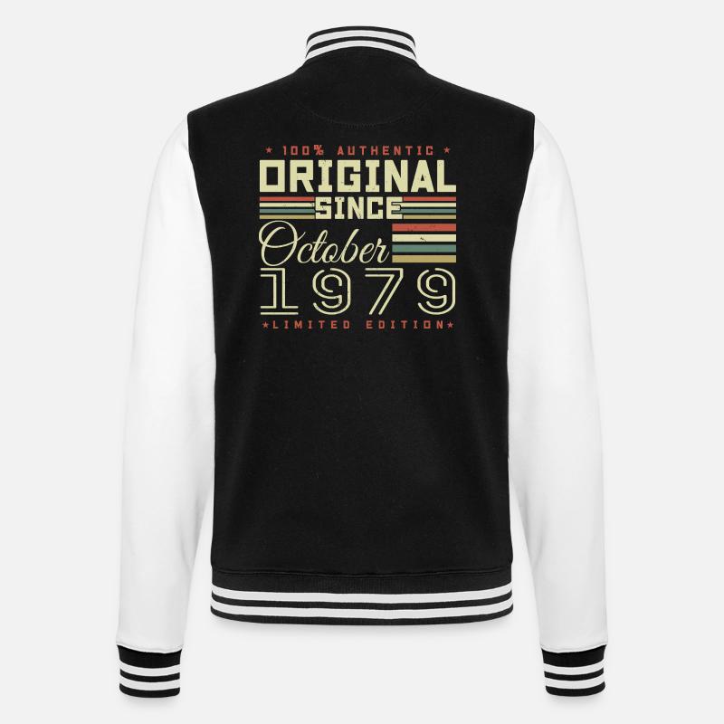 Legendary Since October 1979 | October 1979 - College Sweat Jacket - black/white