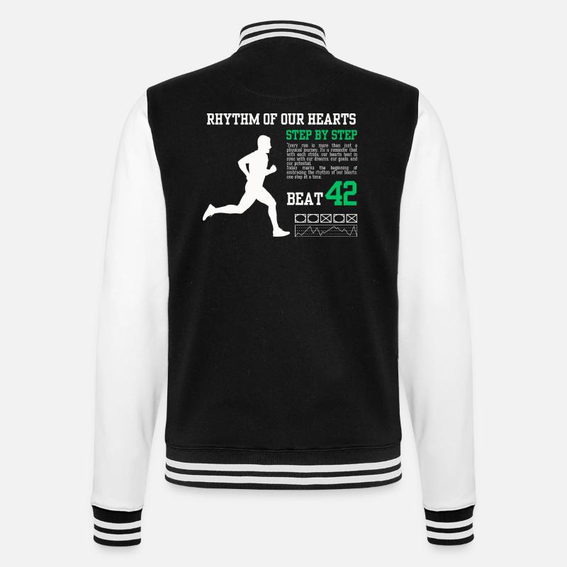Step by Step Beat 42 - College Sweat Jacket - black/white
