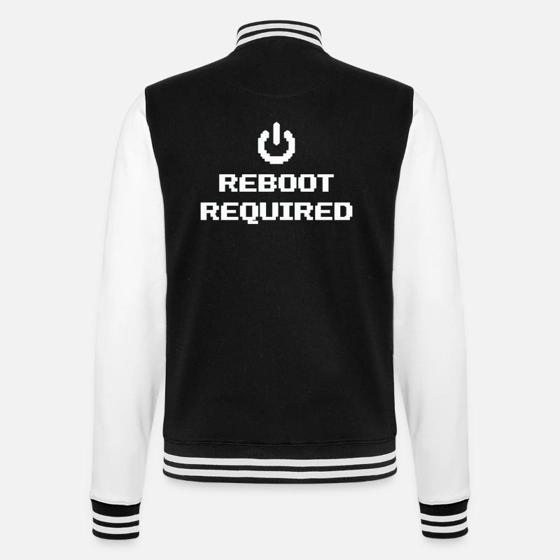 REDÉMARRAGE REQUIS Redémarrage requis - Veste Teddy - noir/blanc
