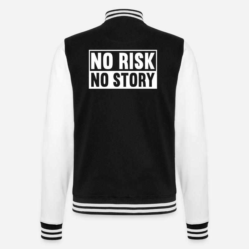 Pas de risque, pas d’histoire - Veste Teddy - noir/blanc