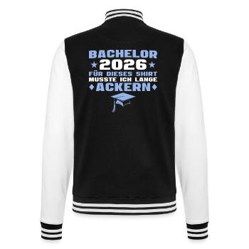 Examen de licence réussi Licence 2026 - Veste Teddy - noir/blanc - Dos - Marisol (170cm)