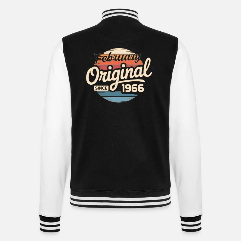 Février 1966 Cadeau d’anniversaire Février 1966 - Veste Teddy - noir/blanc