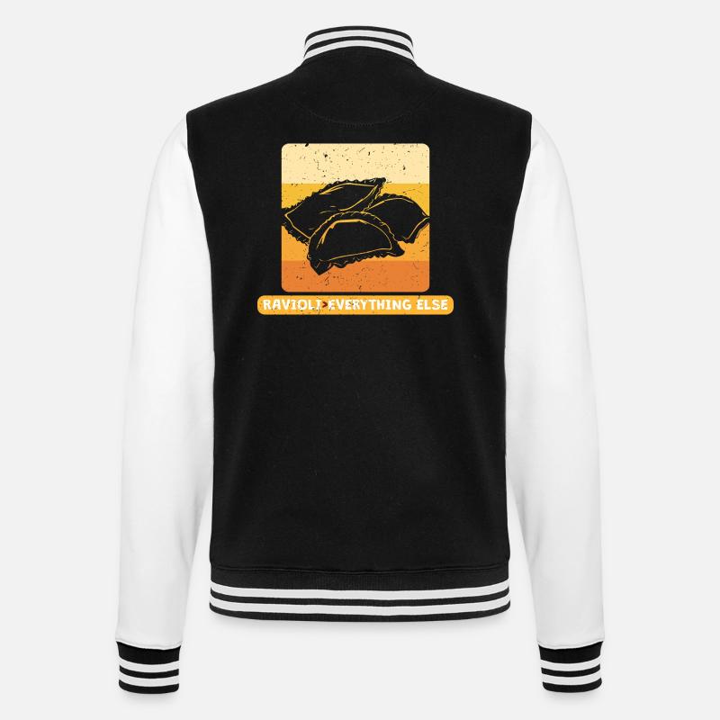 Ravioli > Over Everthing Else - College-Sweatjacke - Schwarz/Weiß