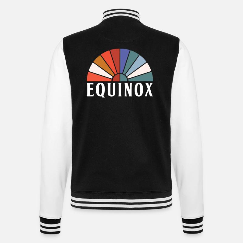 Équinoxe Joyeuses Pâques Ostara Eostre - Veste Teddy - noir/blanc