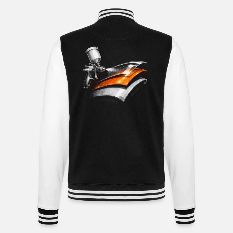 Vehicle Painter Car Painter Painter - College Sweat Jacket - black/white