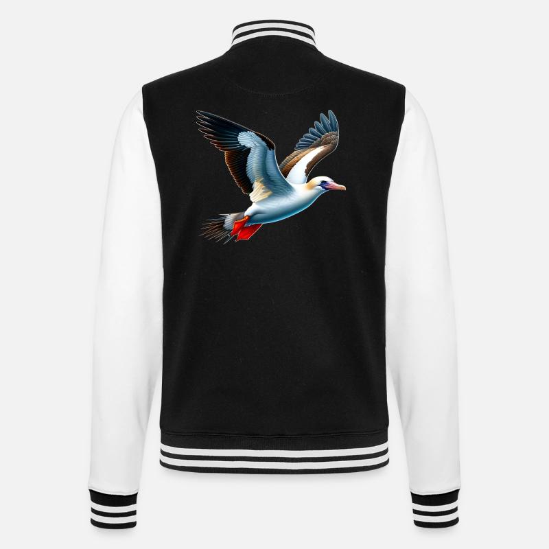 Nazca booby gift - College Sweat Jacket - black/white