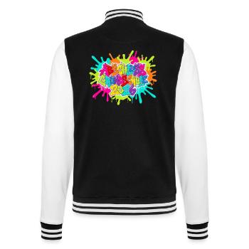 Remise des diplômes de l'école primaire 2026 - Veste Teddy - noir/blanc - Dos - Marisol (170cm)