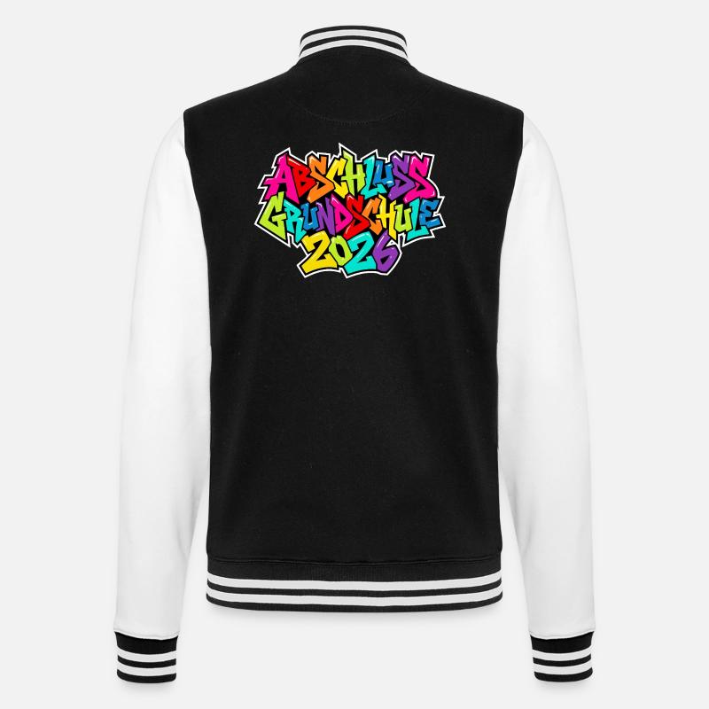 Primary school graduation 2026 - College Sweat Jacket - black/white