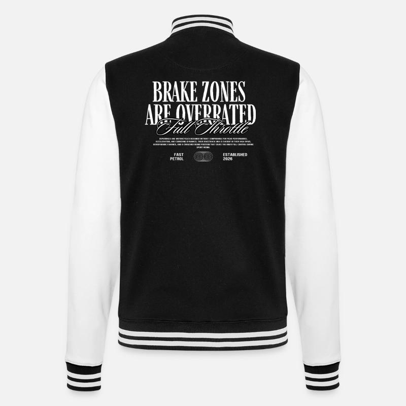 T-shirt de l’hippodrome - Veste Teddy - noir/blanc