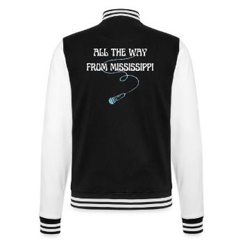All the way from Mississippi - Blues concert Mic - Veste Teddy - noir/blanc - Dos - Marisol (170cm)