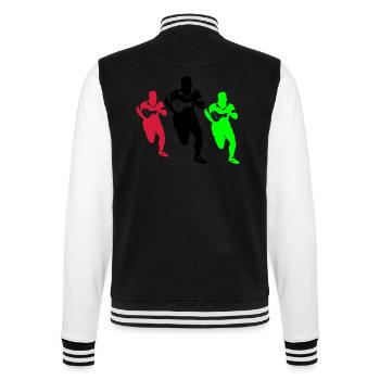 rugby - College Sweat Jacket - black/white - Back - Marisol (170cm)