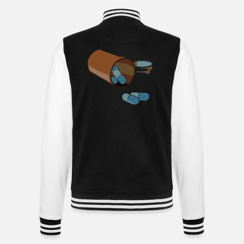 Doc2 - Veste Teddy - noir/blanc