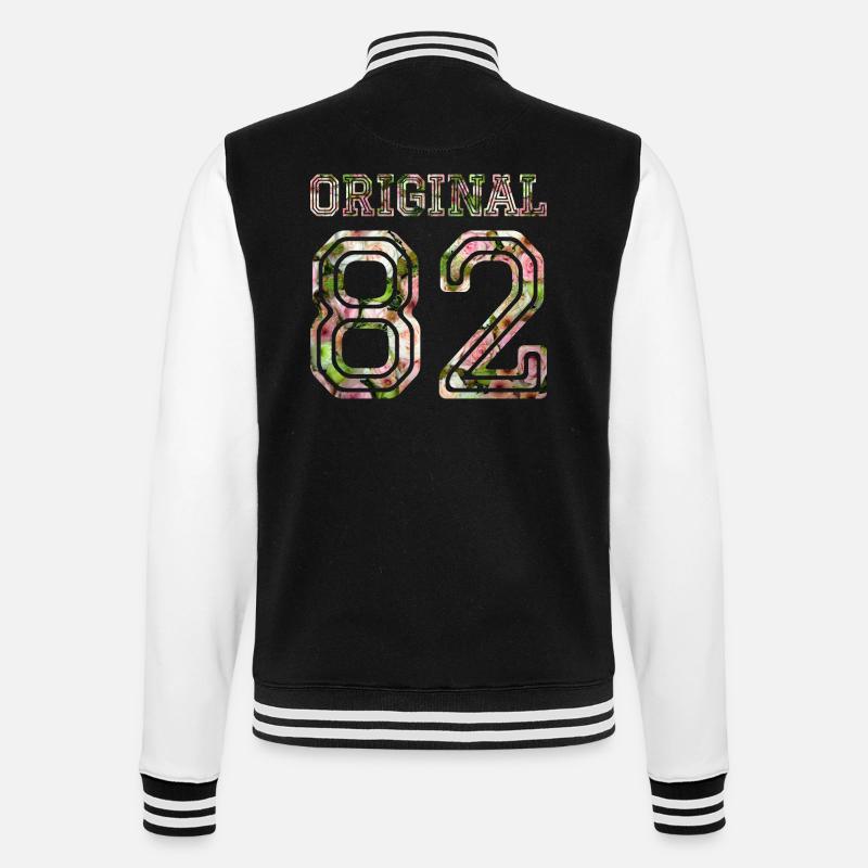 1982 - Veste Teddy - noir/blanc
