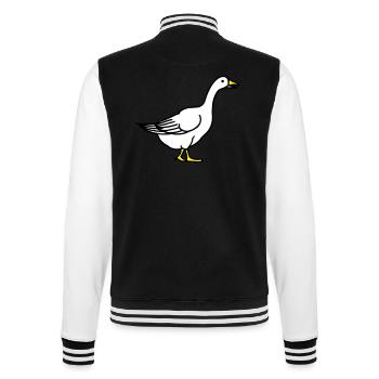 goose - College-Sweatjacke - Schwarz/Weiß - Hinten - Marisol (170cm)