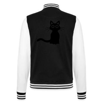 Mignon chat noir - Veste Teddy - noir/blanc - Dos - Marisol (170cm)