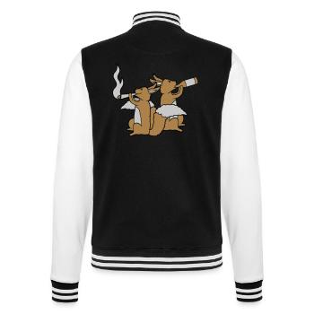 2 Écureuils de fête - Veste Teddy - noir/blanc - Dos - Marisol (170cm)