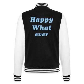 happy whatever - College-Sweatjacke - Schwarz/Weiß - Hinten - Marisol (170cm)