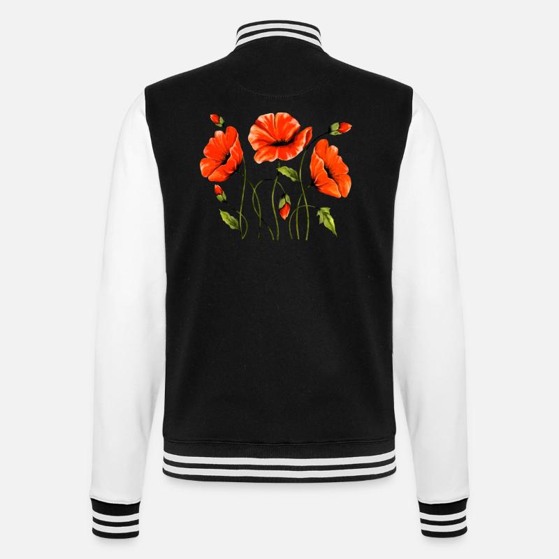 Fleur - Veste Teddy - noir/blanc