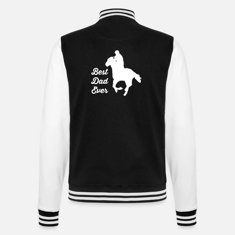 Cheval - Veste Teddy - noir/blanc