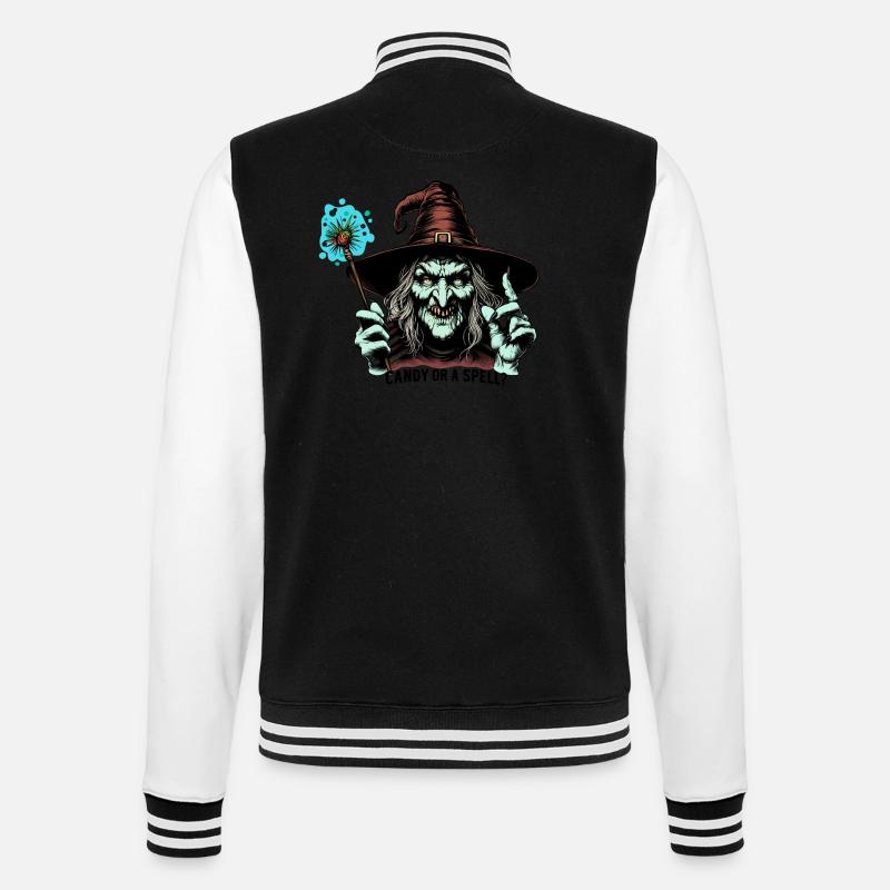 Candy or a spell ?? - College Sweat Jacket - black/white