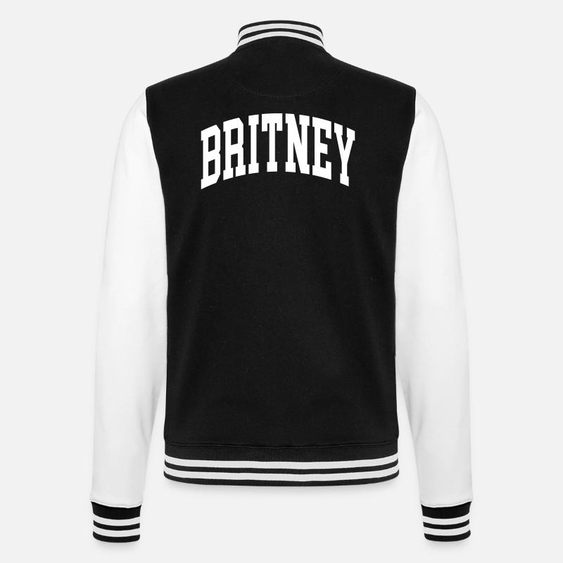 Britney - Veste Teddy - noir/blanc