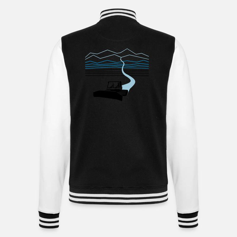 SOMMERDIENST! - College-Sweatjacke - Schwarz/Weiß