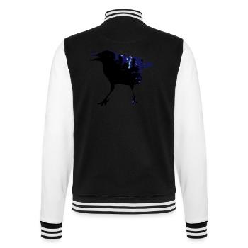 Rabe - College-Sweatjacke - Schwarz/Weiß - Hinten - Marisol (170cm)