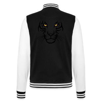 Tiger face - College-Sweatjacke - Schwarz/Weiß - Hinten - Marisol (170cm)