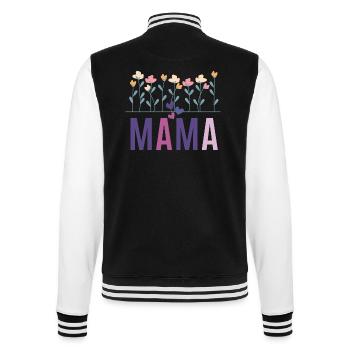 Mama Muttertag T-Shirt - College-Sweatjacke - Schwarz/Weiß - Hinten - Marisol (170cm)