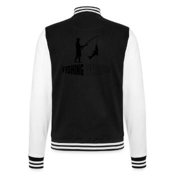 Fishing Weekend - College-Sweatjacke - Schwarz/Weiß - Hinten - Marisol (170cm)