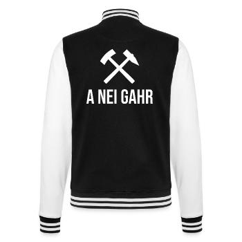 Erzgebirge a nei gahr - College-Sweatjacke - Schwarz/Weiß - Hinten - Marisol (170cm)
