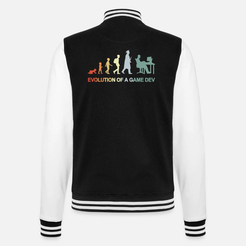 Évolution du développement de jeux - Veste Teddy - noir/blanc