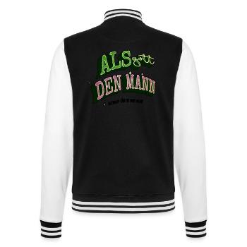 womancontest mädchen ansage frauenrechte - College-Sweatjacke - Schwarz/Weiß - Hinten - Marisol (170cm)