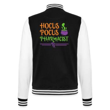 Pharmacien Halloween - Veste Teddy - noir/blanc - Dos - Marisol (170cm)