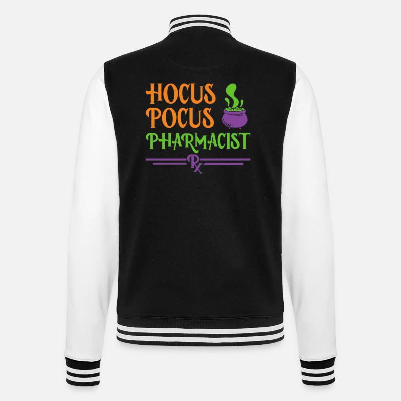Pharmacien Halloween - Veste Teddy - noir/blanc
