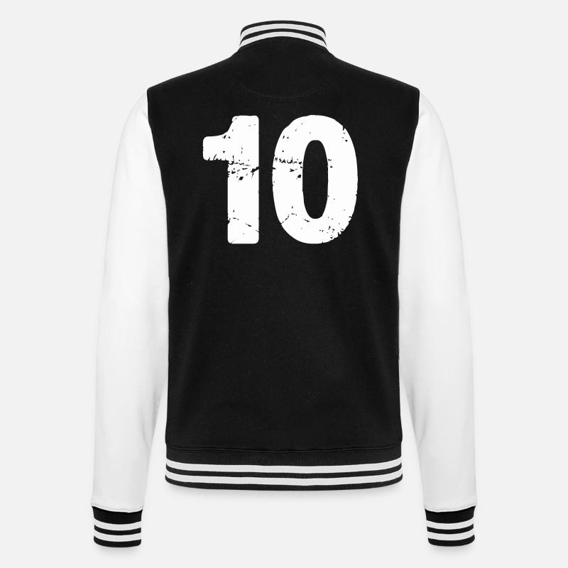 10 - Veste Teddy - noir/blanc