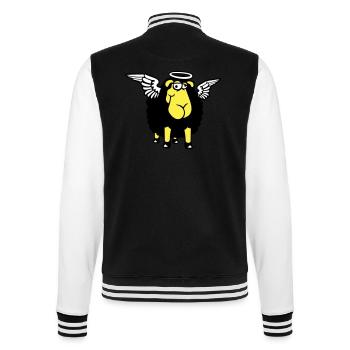 Ange Mouton Ailes Ciel Halo Saint - Veste Teddy - noir/blanc - Dos - Marisol (170cm)