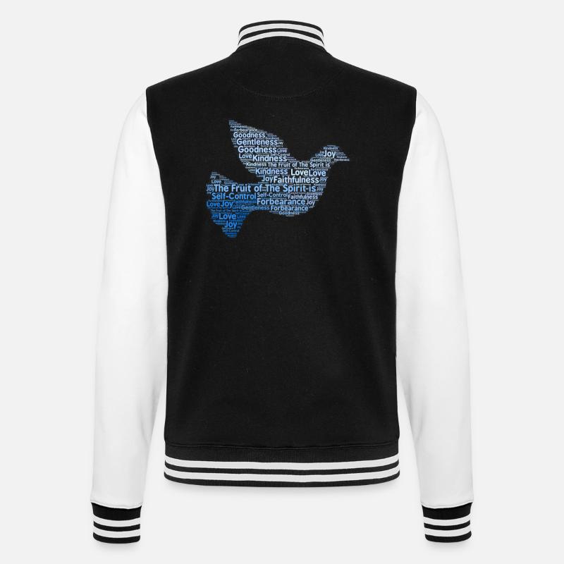 Le fruit de l’ - Veste Teddy - noir/blanc