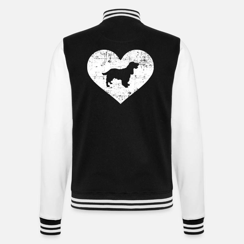 Cocker Spaniel - Veste Teddy - noir/blanc