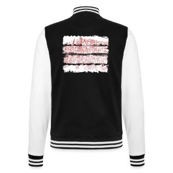 City usa illinois america travel united states - College Sweat Jacket - black/white - Back - Marisol (170cm)