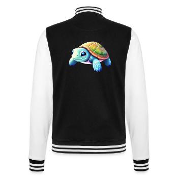 Schildkröte - College-Sweatjacke - Schwarz/Weiß - Hinten - Marisol (170cm)