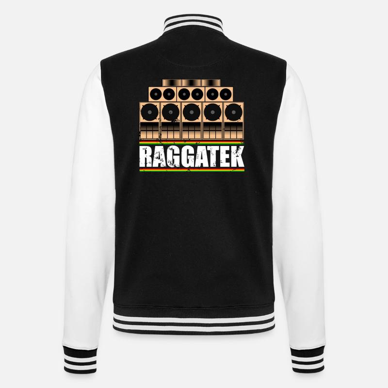 Raggatek - Veste Teddy - noir/blanc