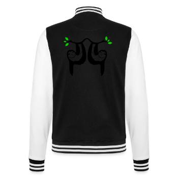 paresseux 02 - Veste Teddy - noir/blanc - Dos - Marisol (170cm)