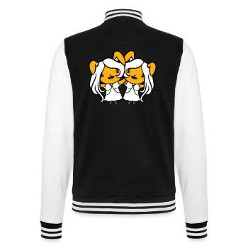 2 Lapins Filles Jolies Filles Femmes Lapin Petit - Veste Teddy - noir/blanc - Dos - Marisol (170cm)
