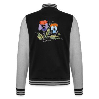 Fleur - Veste Teddy - noir/gris chiné - Dos - Marisol (170cm)