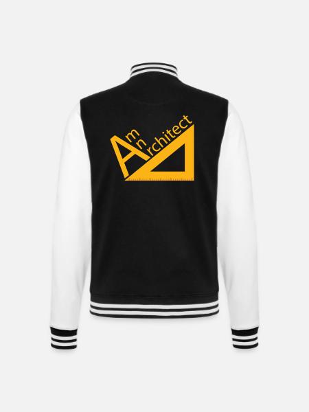 Architecte / Architecture: suis architecte - Veste Teddy - noir/blanc