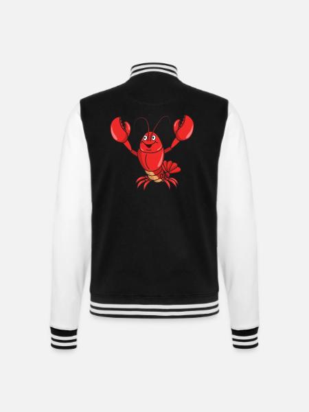 Hummer - College-Sweatjacke - Schwarz/Weiß